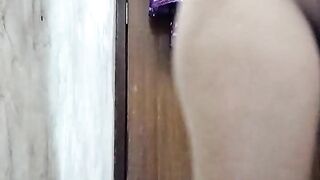 Hot Indian new wife became my maid in bathroom