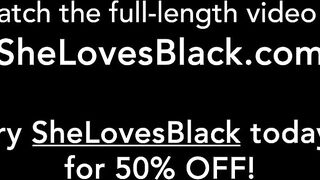 She loves his big black cock