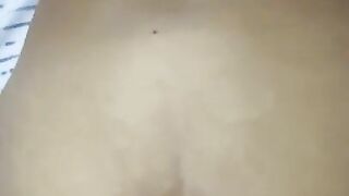 HUGE CUMSHOT ON PUSSY for my petite girlfriend