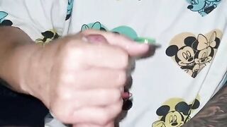 Sexy British bbw tattooed wife oily handjob