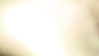 CUMSHOT Amateur student cum on black pussy