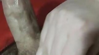 My roommates girlfriend finally left. Unfortunately he came really fast