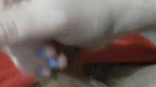 My roommates girlfriend finally left. Unfortunately he came really fast