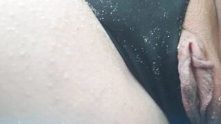 Another pissing and spread my pussy at public beach