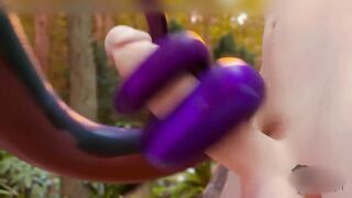 Try not to Cum NEEKO PUBLIC GANGBANG Group sex Threesome with BIG DICKS in Outdoor Japanese Creampie