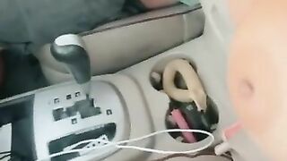 Handjob in the car