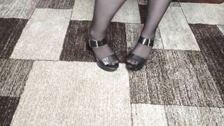 I dance in stockings