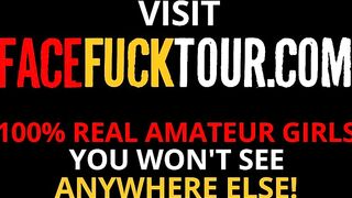 Teared Up By Size OF Massive Dick in her Throat