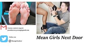 Mistress Lauren and Mr Pine - LOST BET EP 2 - Tic tac toe Loser - FOOT WORSHIP - REAL STINKY FEET -