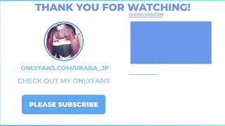 I teased his nipples and cock while I do the facesitting♡ He said he always watch Urara's video...