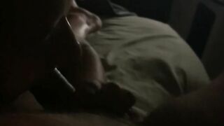 Girlfriend Sucking Daddy's Hard Cock