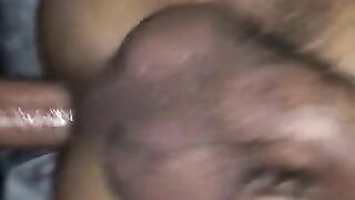 Bottom takes uncut cock like a pro