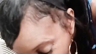 Suckin big daddy's dick