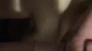 Asian blowjob on her big white cock