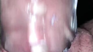 Teen slut gets pussy destroyed by cock sleeve