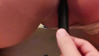 Jugando GTA V con un vibrador en la vagina y el culito