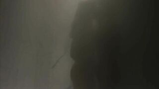 Teen couple fuck in shower after college party