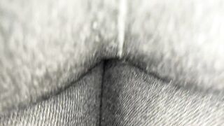 a nice big hot ass, she likes to wear pants and make me horny when she rolls