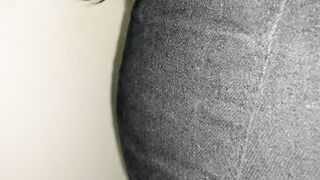 a nice big hot ass, she likes to wear pants and make me horny when she rolls