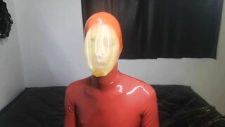 Latex Breathplay Mask