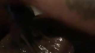 Handjob sexy ass bm milking that juicy black dick until it bust a fat nut