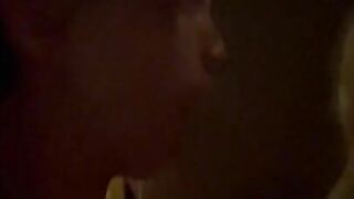 Blowjob on the patio