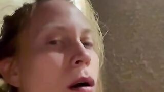 Blowjob on the patio