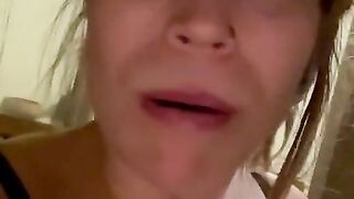 Blowjob on the patio