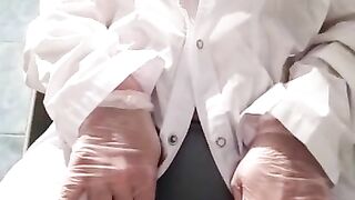 Nurse pee in hospital bathroom. Girl piss. | Kinky Dove