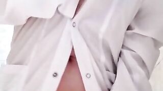 Nurse pee in hospital bathroom. Girl piss. | Kinky Dove