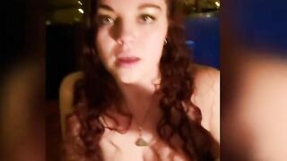 Busty Babe riding huge cock for a messy facial cumshot- BryceyMay