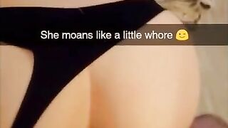 18 y.o Tinder Slut gets fucked on Snapchat