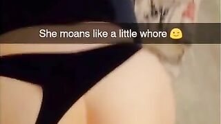 18 y.o Tinder Slut gets fucked on Snapchat
