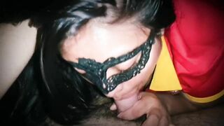 Cajera del Oxxo me mama la verga es amiga de mi novia, habla muy sucio la puta infiel.