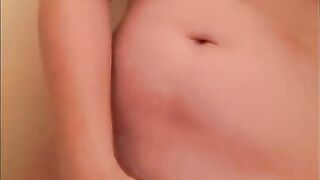 Hot Teen showering and cumming