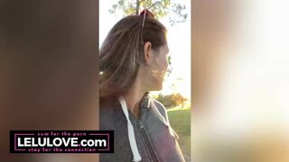 Babe with cum all over her face plus twice on her booty mixed with real life adventure vlogs behind the scenes - Lelu Love