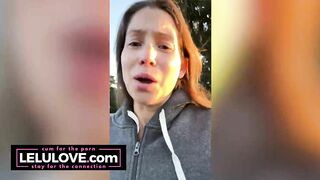 Babe with cum all over her face plus twice on her booty mixed with real life adventure vlogs behind the scenes - Lelu Love