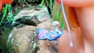 Chupando meu amigo na praia