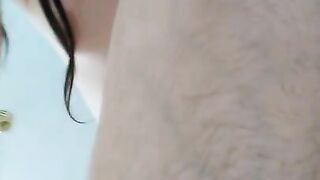 Foot Play CUSTOM Videos Available! DIRT COVERED Hairy Girl Toes Feet Dirty Talk Legs Bathroom Slut