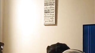 Fucking a fan while he watches my video