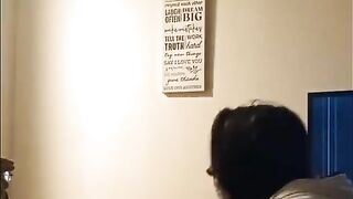 Fucking a fan while he watches my video