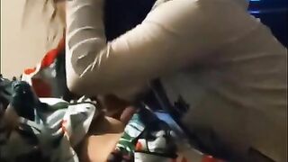 Fucking a fan while he watches my video