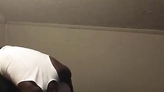 Dudes big booty white girl BM fucked hard backshots hair pulled cum drips