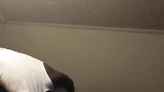 Dudes big booty white girl BM fucked hard backshots hair pulled cum drips