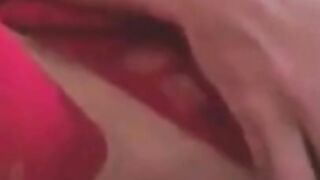 RUBBING STEPMOM PUSSY RED PANTYHOSE STOCKINGS