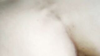 My ass is getting stretched by his big cock