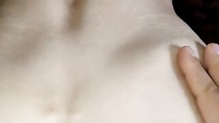 My ass is getting stretched by his big cock