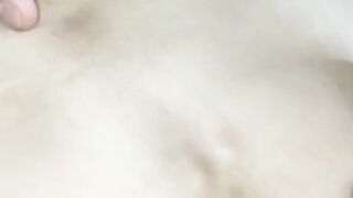 My ass is getting stretched by his big cock