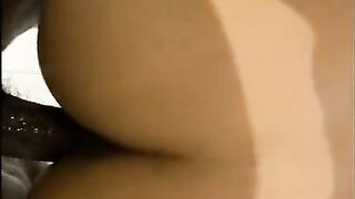 Asian girl makes BBC cum hard from doggy