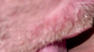 Extreme Closeup Pussy eating